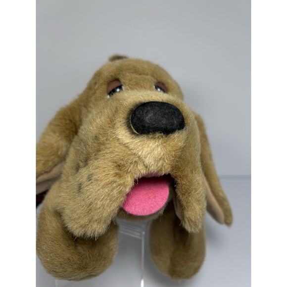Vtg Aurora Harry The Hound Tushies Flopsie Plush Stuffed Freckles Jowels 12" - Picture 2 of 8